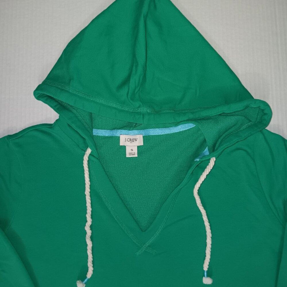 J.CREW V-NECK PULLOVER CROPPED HOODIE - Picture 6 of 14